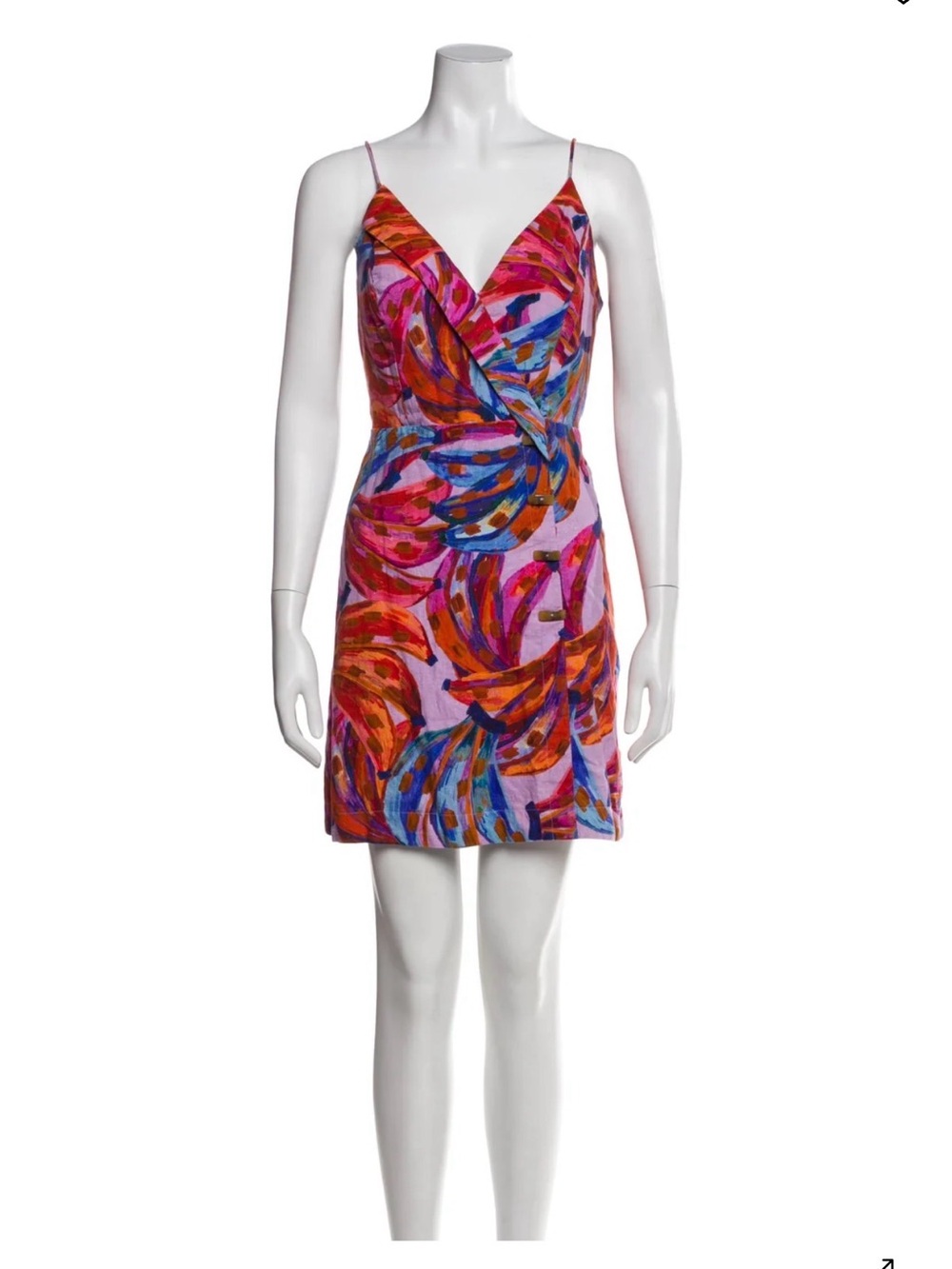 FARM Rio Colorful Bananas Mini Dress - Picture 6 of 7